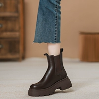 Martens, демисезонные челси, короткие сапоги, ботинки, из натуральной кожи, коллекция 2023