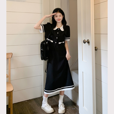taobao agent Summer set, plus size, Chanel style, fitted