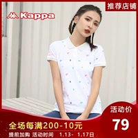 Chủ cửa hàng gợi ý Kappa nữ POLO áo sơ mi hoa nhỏ thể thao tay áo ngắn K0522PD10 áo polo lacoste