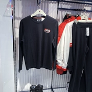Bộ sưu tập Fila Fila đích thực 2019 xuân mới dành cho nam thể thao áo thun dài tay F11M918209 - Áo phông thể thao