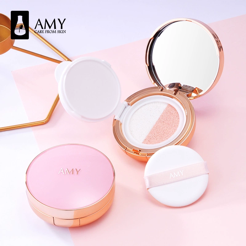 Amy  Anmei cushion BB cream che khuyết điểm trang điểm cô lập mạnh mẽ giữ ẩm lâu dài làm sáng da nước ánh sáng CC cream lỏng nền - Kem BB