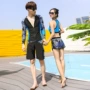 Bộ đồ lặn mới tay dài chống nắng sứa Hàn Quốc phù hợp với cặp đôi áo tắm phụ nữ ống thở phù hợp với bộ đồ lướt sóng bốn mảnh - Vài đồ bơi 	đồ đi biển cặp đôi	