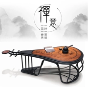 New bảng Trung Quốc pipa cà phê hiện đại đồ nội thất gỗ rắn của Trung Quốc Thiền trà bàn trà kung fu tatami bàn cà phê ban công - Bàn trà