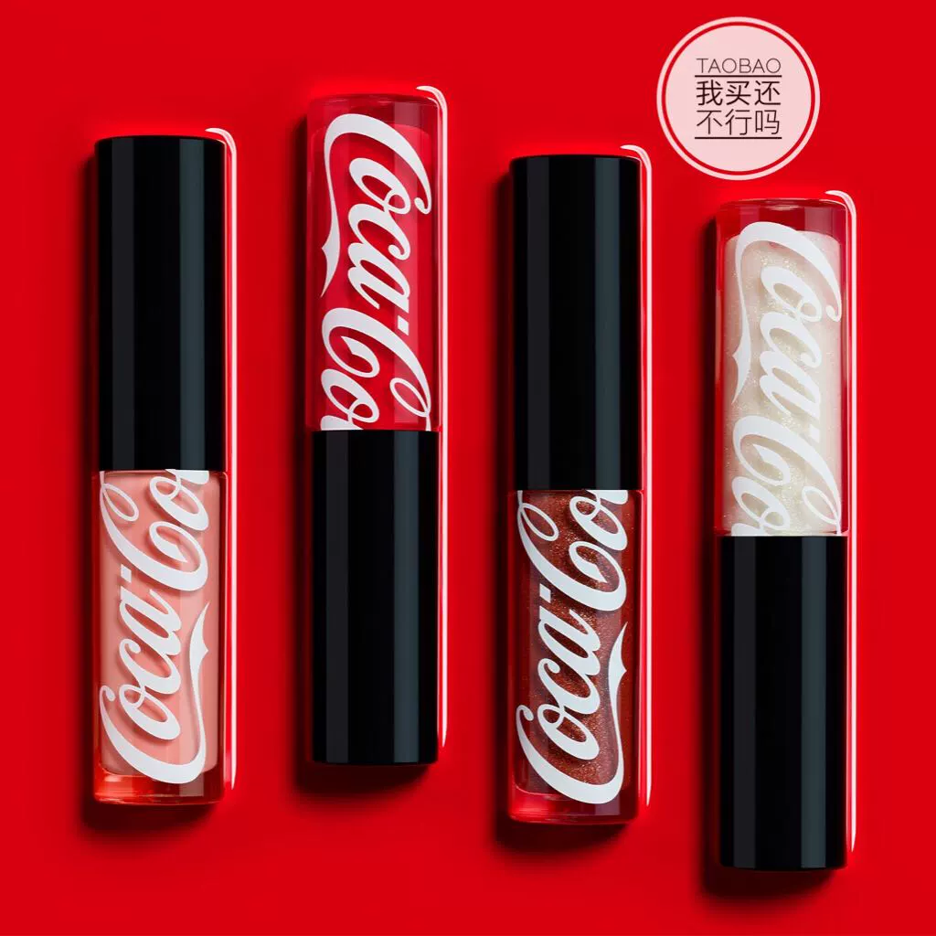 Morphe x Coca Cola Coca-Cola hợp tác giới hạn Lip In the Moment hộp set son bóng - Son bóng / Liquid Rouge