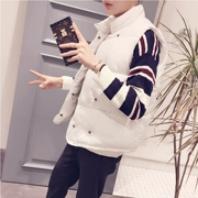 Quần áo cotton nam mùa thu nguyên chất và vest nam phiên bản Hàn Quốc của xu hướng cotton không tay cotton trẻ trung nam vest nam