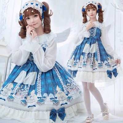 taobao agent Genuine summer clothing, small princess costume, children's slip dress, Lolita style