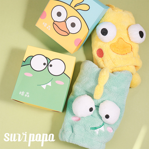 拍2减5元 卡通敲可爱!棉森动物干发帽 包头浴帽长发速干吸水护发