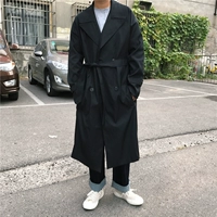 Áo khoác lửng nam mùa thu hoang dã dài Hàn Quốc áo khoác nam hàng hiệu