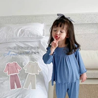 Комплект, демисезонная осенняя детская пижама, коллекция 2021, детская одежда, в западном стиле