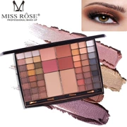 MISS ROSE Eyeshadow Palette Red Powder Makeup Box Hộp trang điểm AliExpress Cung cấp xuyên biên giới - Bộ trang điểm