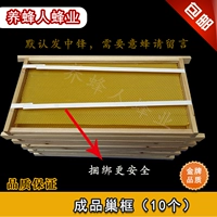 Tổ ong Trung Quốc đã hoàn thành khung tổ linh sam làm tổ xong khung tổ lách tổ ong hộp tổ ong [10 gói] - Kính kính gentle monster