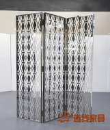 Bán đơn giản hiện đại chạm khắc gấp fan phân vùng màn hình gập tùy chỉnh thép không gỉ cửa sổ màn hình hoa nhà màn hình