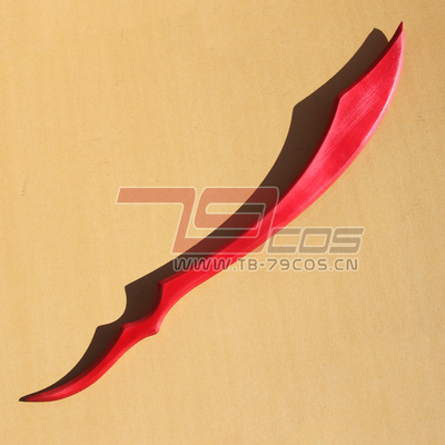 taobao agent 79COS Realm of Bi Fangli Mountain Future Blood Demon Blade/Aunt Knife COSPLAY props customized