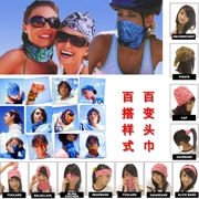 Ngoài trời Variety Turban Ma Thuật Mix Mùa Hè Mặt Nạ Headgear Scarf Hat Khăn Tay Bao Gồm Tai Lau
