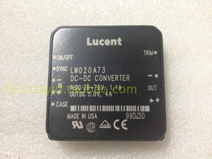 US LUCENT LW020A73 48V turns 5V4A isolated power module 20W