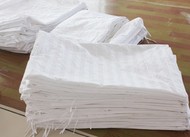 Trắng giường khách sạn đơn giản bông trắng bộ đồ giường cotton linen polyester cotton chân beauty salon