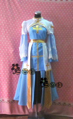 taobao agent [Three Color Jin] [RO Wonderland Legend] 3 Rotary Bishop ♀ COSPLAY clothing customized girl version
