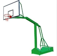 Стандарт мобильной баскетбольной рамы на открытом воздухе с комплексной сплошной корзиной можно гарантировать