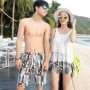 Cặp đôi đồ bơi nữ bằng thép hỗ trợ kích cỡ ngực tụ tập váy bikini chia áo tắm ba mảnh nóng bỏng mới áo tắm - Vài đồ bơi 	đồ đôi đi biển cặp	