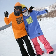 Hàn Quốc ROMP đàn ông và phụ nữ ấm áp lông cừu trượt tuyết trùm đầu áo len thể thao áo len snowboard áo thun