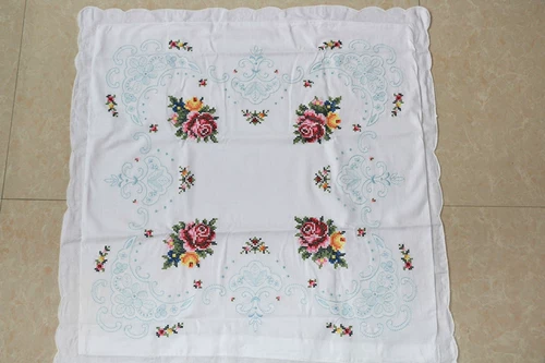 Новый год белый кросс -стежок подушка -подушка -штифт подушка (два -кузырь) L1212