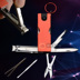 Ngoài trời công cụ đa mục đích công cụ bút dao tự vệ vũ khí ba-trong-một edc dao mini xách tay pocket knife Công cụ Knift / công cụ đa mục đích