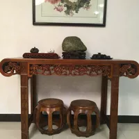 Ya Nange Nanmu đồ nội thất Ming và Qing phong cách đồ cổ Trung Quốc Ganoderma lucidum theo trường hợp tập tin - Bàn / Bàn bàn gỗ cổ điển