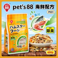 PE01 HAMADA хомяка, зерно и мыши морепродукты Золото золото шелковое зерно зерно дезодорантное зерно 600 граммов основного пищи хомяка.