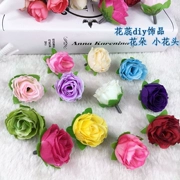 Hoa mô phỏng trà nhỏ hoa hồng nhỏ đầu hoa cưới đám cưới cắm hoa hướng dẫn hoa DIY trang trí hoa nguyên liệu - Hoa nhân tạo / Cây / Trái cây