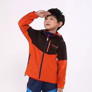 2018 chàng trai trong cậu bé lớn áo khoác vỏ mềm áo khoác không thấm nước windproof cộng với nhung áo thể thao quần áo ngoài trời