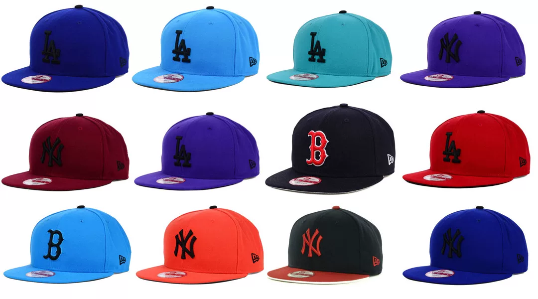 [Spot genuine MLB NY Yanji team LA Dodge B Red Sox team 9fifty adjustment hip -hop baseball hat]