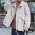 Hồng Kông phong cách mùa xuân mới màu rắn dụng cụ áo khoác Hàn Quốc phiên bản của xu hướng đẹp trai chic jacket sinh viên lỏng đồng phục bóng chày nam Đồng phục bóng chày