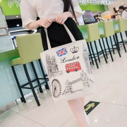 2018 phiên bản tiếng Hàn mới của xu hướng túi xách nữ túi đeo vai vải túi tote nữ túi lớn