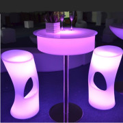 Bàn LED Vòng kim loại Giá đỡ Thanh cao Bảng Bàn phát sáng Cocktail Bàn tiệc Sự kiện Nội thất - Giải trí / Bar / KTV