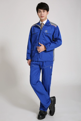 [上海上汽大众工作服冬装长袖汽车维修车间套装 4S店售后汽修工服]