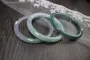 Ngọc lục bảo Một vòng tay tốt vòng tròn dầu xanh loài đá tím xanh cay cay sản phẩm mới một con số vòng tay đá phong thủy
