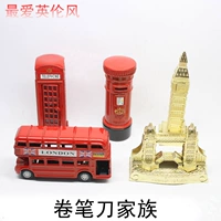Британские туристические сувениры маленькие подарочные ручки ножа, большие книжные часы/модель Близнеца Модель Лондона Горячие продажи