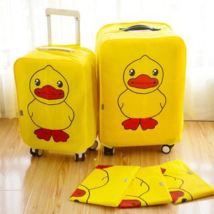 Hành lý mang hành lý trường hợp xe đẩy túi bụi hành lý liên quan phụ kiện đàn hồi bảo vệ bìa dày không thấm nước