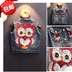 1-2 tuổi trẻ em denim vest 18 mùa xuân và mùa hè quần áo trẻ em nữ bé sequins cú cô gái vest vest Áo ghi lê