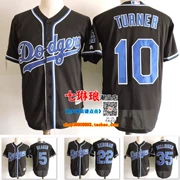 Đồng phục bóng chày tay ngắn Dodgers Bellinger 35 # SEAGER TURNER 10 # hiphop hiệu suất - Thể thao sau