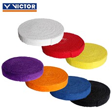резиновый бинт 10米长胜利victor毛巾握把布/手胶gr338厚款双层背胶大盘装