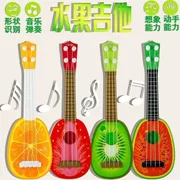 Có thể chơi nhạc cô gái ukulele mô phỏng trái cây guitar puzzle kids đồ chơi trẻ em đồ chơi bán buôn