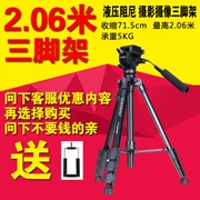 Chân máy Yun Teng VCT-999RM Máy ảnh chuyên nghiệp Canon Nikon chân máy ảnh DSLR chân máy cao 2 mét - Phụ kiện máy ảnh DSLR / đơn