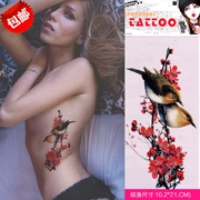 Trung Quốc phong cách retro chim mận nở hoa hình xăm cơ thể hình xăm dán không thấm nước nữ mô hình cánh tay P010