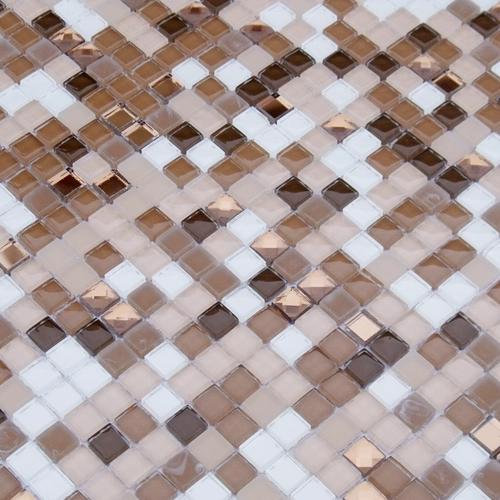 Стеклянная модная мозаика на стену, мелкие частицы