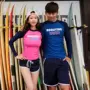 Hàn Quốc dài tay đôi quần áo bơi chống nắng lướt sóng tuần trăng mật spa áo tắm - Vài đồ bơi đồ đôi di biển	