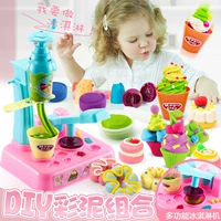 Trẻ em plasticine khuôn đất sét mềm công cụ thiết lập đất sét màu mì máy đồ chơi cô gái làm bằng tay siêu nhẹ đất sét đồ chơi đất nặn cho bé