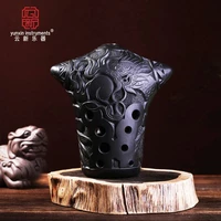 [Yunxin] Черная гончарная корова голова, специальная профессиональная десяти -отверстие двух -кавита