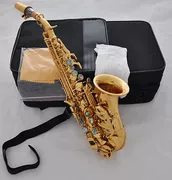 Mua sắm saxophone vàng Bb soprano chuyên nghiệp chơi nhạc cụ saxophone