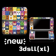 MỚI 3DSLL3DSXL máy đau lá nhãn dán 3ds màu anime đau dán phụ kiện phim màu động vật rừng - DS / 3DS kết hợp